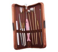 Hoement 1 Juego De 10 Piezas Kit De Cuchara De Oído Herramientas De Limpieza De Oídos Cuchara De Oreja En Espiral
