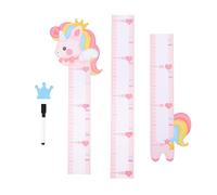Hoement 1 Juego Pegatina De Pared Gráfico De Pared De Altura De Los Niños Tabla De Crecimiento De Pvc Regla De Altura De La Pared Bebé Medidor De Altura Animal De Polivinilo
