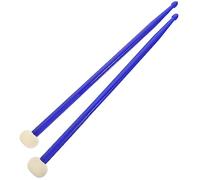 Hoement 1 Par Palillo De Tambor Palo De Percusión Duradero Baquetas Portátiles Amortiguadores De Tambor Baqueta Musical Baquetas De Escenario Baquetas Para Niños Baquetas Universales Nylon