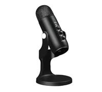 Hoement 1 unid micro USB micrófono de difusión micrófono con soporte con cable micro grabadora micro grabadora mini micro portátil USB micrófono resistente abdominales