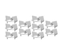 Hoement 10 Clips Separadores para Lienzo al Óleo de Acero Inoxidable, Soporte Metálico para Marcos de Pintura, Accesorios para Cuadros Húmedos, Suministros de Arte (10 Unidades)