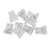 Hoement 10 Piezas De Casquillo Blanco Para Lámpara Fluorescente Receptáculo En U Luz Universal Tubo De Repuesto Grande Circular Fluorescente Soporte Para Interior