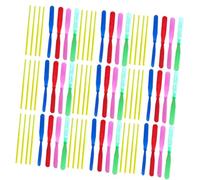 Hoement 100 Piezas de Juguete Volador Portátil de Hélice de Mano de Libélula, Plástico Resistente, Interacción Padre E Hijo, Adecuado para Cumpleaños y Actividades al Color Aleatorio