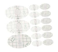 Hoement 100 piezas Protector de Orejas para Niña Uds Adhesivos Impermeables PU Transparentes Parches Desechables para Natación y Baño Seguro para Piel Sensible