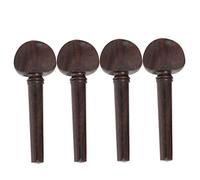 Hoement 12piezas Madera De Ébano Para Afinación De Violín Accesorios De Instrumentos De Cuerda Reemplazo De Clavijas Para Violinista