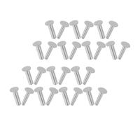 Hoement 14 Pares de Remaches de Acero Inoxidable para Mangos de Cuchillos de Chef Fijadores Metálicos para Reparación y Sujeción de Mangos de Madera Accesorios Duraderos para Cubiertos