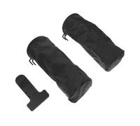 Hoement 1juego Contenedor De Palillos De Batería Portátil Bolsa Profesional Para Palillos De Batería Organizador De Accesorios De Percusión Diseño Gran Capacidad Color Negro