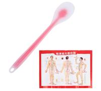 Hoement 1juego Herramienta De Masaje De Silicona Para Cuerpo Palma Simuladora Alivio De Estrés y Fatiga Para Cuello Espalda y Hombros Diseño Compacto y Portátil Mapa De Puntos De