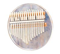 Hoement 1juego Kalimba Acrílico Transparente Notas Piano De Pulgar Mini Para Principiantes Instrumento Musical Portátil Martillo De Afinación Para Actuaciones y Ocio