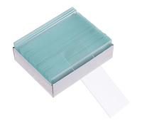 Hoement 1juego y Cubreobjetos de Vidrio para Kit Completo para Laboratorio Botánica y Biología Material de Vidrio Óptico Transparente Duradero y Preciso para Observación Microscópica