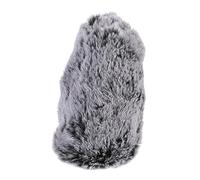 Hoement 1pieza Funda Antiviento De Microfono De Artificial Para Videomic Pro Pantalla Para Micrófono Compatible Para Grabaciones Ktv Conferencias y Escenarios