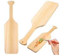 Hoement 2 Paletas de Fraternidad de Madera de Pino, Artesanías de Madera Agujero y Lijadas a Mano para Decoraciones del Hogar y Manualidades