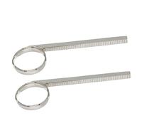 Hoement 2 Piezas Anillo Colector para Válvulas de Trompeta Anillo Deslizante Metálico Accesorio para Trompeta para Dedo de Uso Instrumentos Musicales