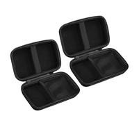 Hoement 2 Piezas Estuche Portátil para con Capacidad Funda de EVA Resistente al Agua y Golpes Organizador con Bolsillo de Malla para Accesorios Protector de Puro para Viajes y Exterior