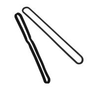 Hoement 2 piezas Protector de Borde para Selladora al Vacío Accesorio de Espuma Duradera para Mejorar Eficiencia Envasadora Alimentos Compatible Cinta Sellador Vacio Negra