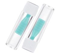 Hoement 2 Piezas Rgp Removedor Insertador de Lentes de Contacto Duros con Ventosa Antideslizante y Botella Portátil para Viaje y Uso Diario Color Verde