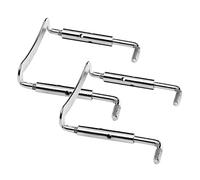Hoement 2 Tornillos Pequeños de Metal para Barbilla de Violín, Resistentes Corrosión, Repuestos para Accesorios de Violín, Paquete de 2 Piezas, para Músicos Profesionales