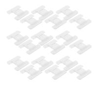 Hoement 20 Cerraduras de Seguridad para Armarios Infantiles Pestillos Adhesivos para Puertas y Cajones Protección Antipinchazos para Bebés en Cocina y Dormitorio Juego de 20