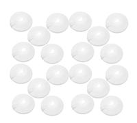 Hoement 20 Cubiertas de Plástico de Color Blanco para Cabezales de Rociadores contra Incendios, Faldón Decorativo Resistente al Envejecimiento y Protección contra Polvo para Reutilizable