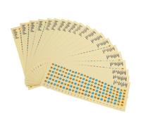 Hoement 20 Pegatinas para Diapasón de Guitarra Acústica y Clásica, Adhesivos de Escala para Práctica Musical, Guía de Dedos Colores Brillantes, Herramienta Educativa para Principiantes