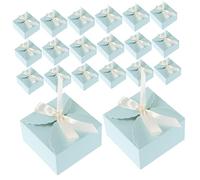 Hoement 20 Piezas Caja Cuadrada Cajas De Obsequio Pequeñas Tapa Para Regalos Para Fiestas De Cumpleaños y Eventos Especiales