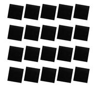Hoement 20 Piezas Papel de Prueba Negro para Marcado Yag Superficie Brillante para Pruebas de Soldadura y Ajuste de Parámetros, Tamaño 12x12 Cm para Aplicaciones de Marcado