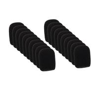 Hoement 20piezas Cubiertas De Esponja Para Micrófono De Protección Windproof Para Micrófonos De Cabeza Material Duradero y Práctico Buen Recepción De Sonido Fáciles De Colocar y