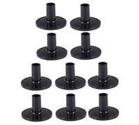 Hoement 20piezas Fundas De Platillo Para Tambor Accesorios De Percusión De Manga Para Soportes De Platillos Negro