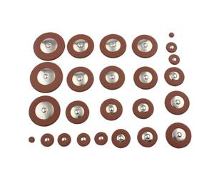 Hoement 28piezas Almohadillas De Para Saxofón Accesorios De Para Saxofón Soprano Color Marrón Rendimiento y Almacenamiento