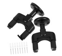 Hoement 2juegos Soporte De Pared Para Guitarra Ukelele y Violín Diseño Anti-caída y Material Para Exhibición y Almacenamiento Seguro De Instrumentos