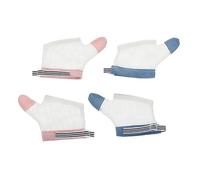 Hoement 2pares Protectores Para Bebés Para Detener Chuparse El Dedo Malla Transpirable Antiarañazos Para Recién Nacidos Ajustables Con Diseño Cómodo y Superficie Texturizada Para Manos Inf