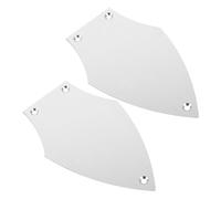 Hoement 2piezas Accesorios Cubierta para Varilla de Guitarra Eléctrica Placa de Cubierta de Guitarra Accesorio de Tensor Reemplazo de Placa de Mástil Escenario de Concierto