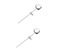 Hoement 2piezas Batidor De Pedal De Cabeza De Fieltro y Mango De Accesorio Práctico Para Instrumentos De Percusión y Batería