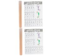 Hoement 2piezas Clarinet Chord Chart Poster Para Principiantes Guía De y Digitación Para Práctica Efectiva y Rápida