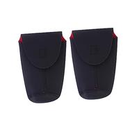 Hoement 2piezas Funda para Lentes De Cámara Resistente Agua Compacto para Proteger Tus Lentes De Daños Negro s
