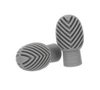 Hoement 2piezas Funda Protectora Para Baquetas De Silicona Tapas Silenciadoras Para Practicar Accesorios Para Batería Para Principiantes Estuche Incluido