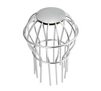 Hoement 2piezas Tapa De Drenaje De Acero Inoxidable Para Techo Filtro Anti-bloqueo De Colador Para Desagües De Piso Fácil Instalación Y Eficaz Contra Obstrucciones