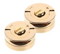 Hoement 2piezas Tapa Inferior para Cubierta de Tornillo para Ajuste de Gas Accesorios Compatibles con Antorchas y Prueba de Viento Color Dorado