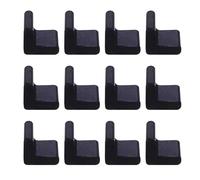 Hoement 30 Tapas de Goma en Forma de L para Patas Angulares de Muebles, Almohadillas Resistentes Presión Desgaste, Protección Adecuado para Patas de Cama y Sofá