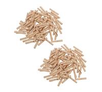 Hoement 300 Pequeños Rollos de Papel Kraft Marrón Diseño Vintage para Mensajes en Botella, Ideales para Cumpleaños y San Valentín, Tamaño 2,36x1,18 Pulgadas