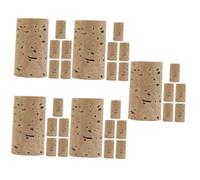 Hoement 30piezas Tapones De Corcho Para Flauta De Accesorios De Instrumentos Reparación De Partes Para Flauta De Corcho Natural y De Instalar