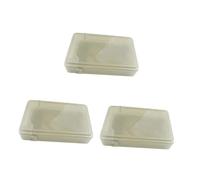 Hoement 3piezas Caja De Almacenamiento Antigolpes y Antiestática para Disco De Case Protectora De Semitransparente para Organización y Protección De