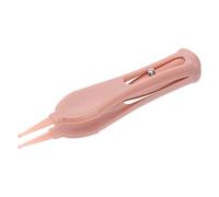 Hoement 3piezas De Limpieza Para Bebés De Inoxidable y Luz Led Para Nariz Oídos Ombligo y Ojos Color Rosa
