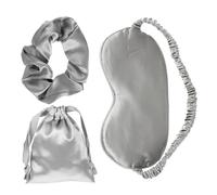 Hoement 3piezas Máscara Para Dormir y Parche Para Ojos Juego De Cordón Para Cumpleaños y Fiestas