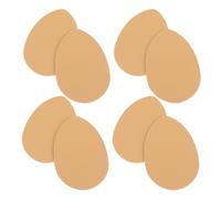 Hoement 4 pares Protectores de Suela para Zapatos Almohadillas de Silicona Autoadhesivas Antideslizantes para Tacones Altos y Zapatos de Vestir Mejora Tracción y Reduce Ruido Compatibles