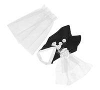 Hoement 4 Piezas Fundas para Botellas de Vino con Diseño de Novios Cubiertas Decorativas Elegantes para Boda y Fiesta Accesorios de Decoración para Mesa y Celebraciones Románticas