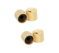Hoement 4 Piezas Mandos Giratorios De Bajo Extractor De De Guitarra Perillas De Pedal De Guitarra Perillas De Sombrero De Guitarra De Control De Tono De Volumen Golden