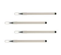 Hoement 4 Pinceles para Escribir Recargables Estilo Pluma Depósito de Agua, Material Abs y Nylon, Ideales para Caligrafía y Pintura Acuarela en Casa
