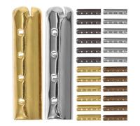 Hoement 40 Puntas Metálicas para Cordones de Zapatos, Diseño Elegante y Moderno, 4x23mm, Paquete de 40 Piezas para Reparación y Manualidades