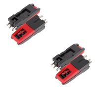 Hoement 4piezas Agujas De Repuesto Para Tocadiscos Estilófono De Vinilo Compatible Reproductores De Discos Agujas De Plástico Para Giradiscos y Fonógrafos Fácil Instalación y